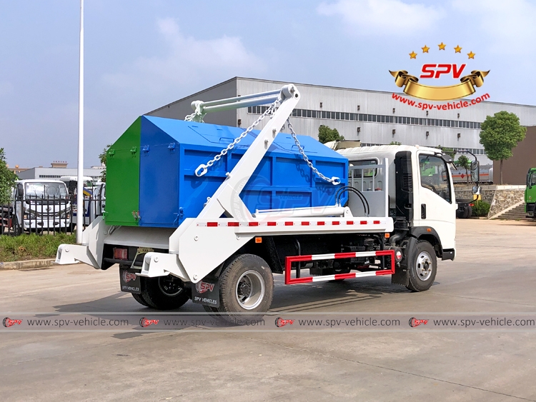 Swing Arm Garbage Truck Sinotruk HOWO - RB